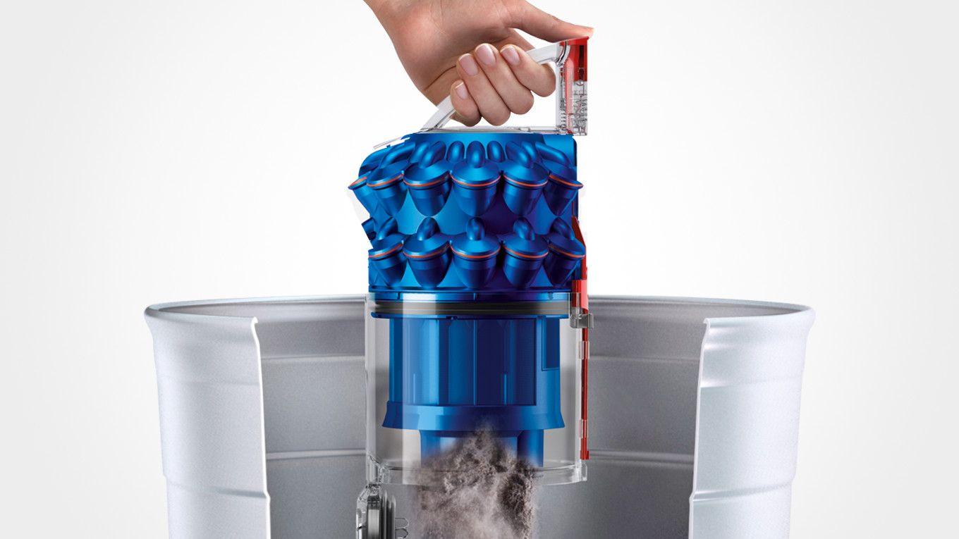 ダイソン ボール フラフィ キャニスター型掃除機 - 簡単で清潔なゴミ捨て