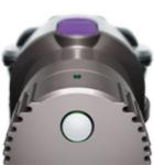 Dyson DC58 from behind showing boost button