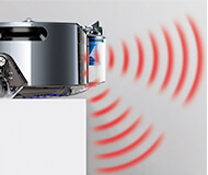 Dyson 360 Eye™ロボット掃除機 - 障害物や段差を検知