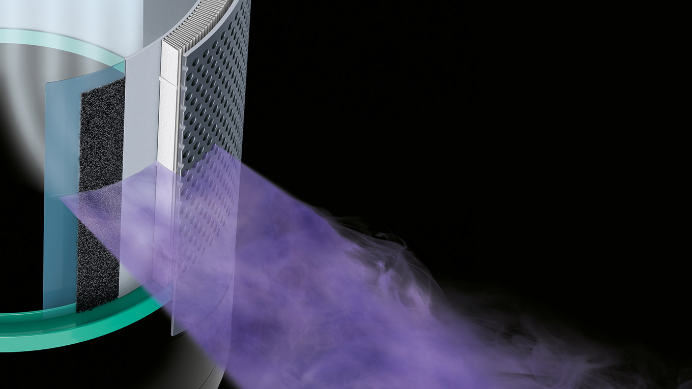 Dyson Pure Hot + Cool™, 空気清浄機能付ファンヒーター, アイアン／シルバー (HP00 IS N)