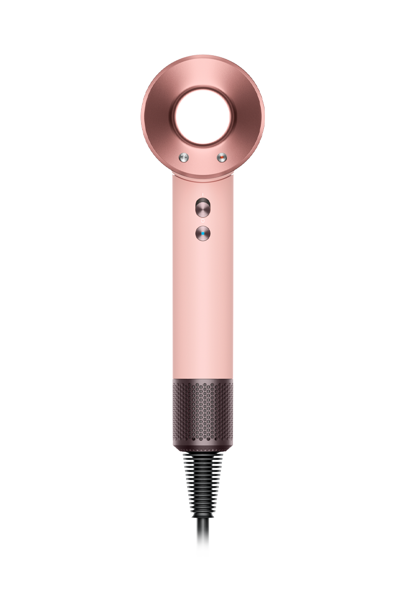Dyson Supersonic hair dryer in Sakura rosé gold.